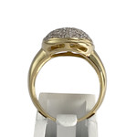 Bague d'occasion 2 ors 750 diamants - vue 3