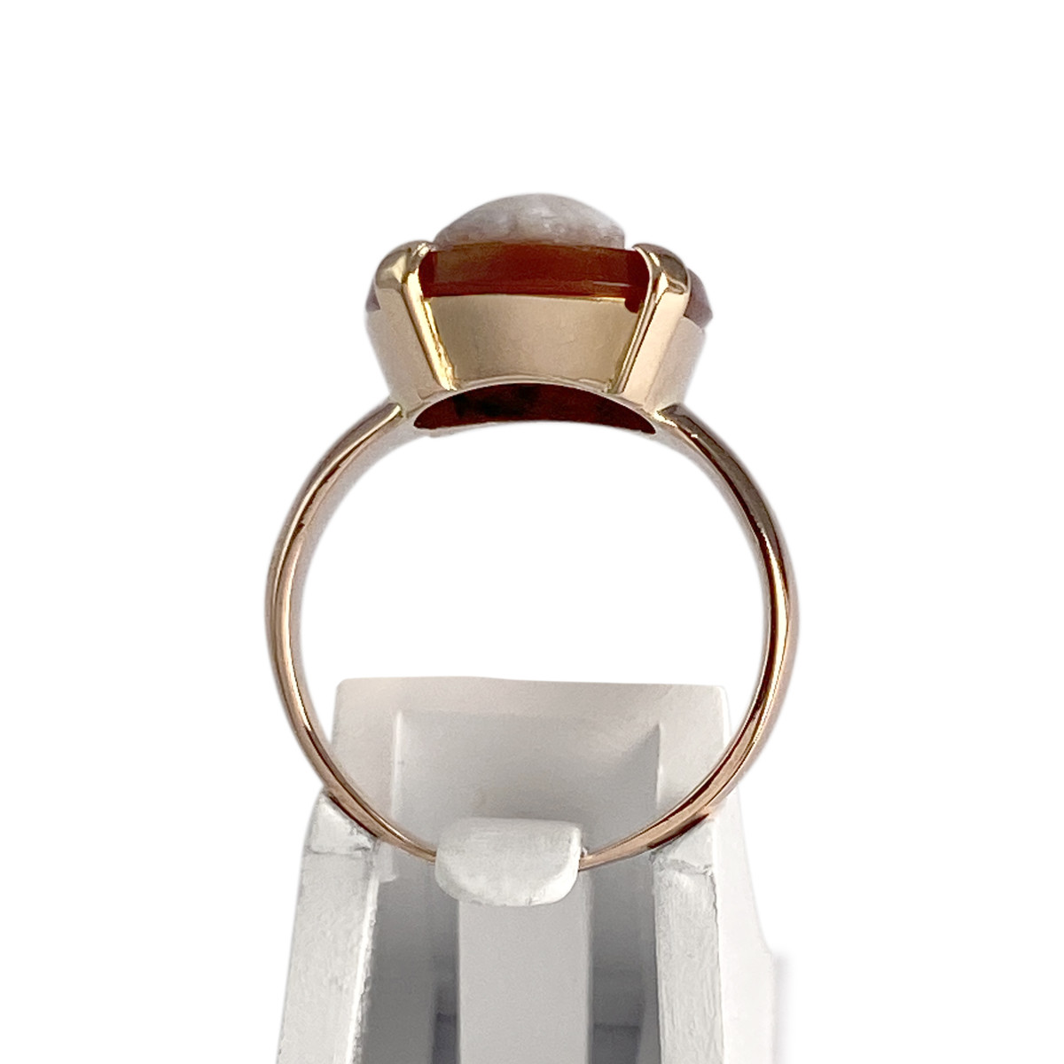 Bague d'occasion or 750 jaune camee - vue 3