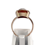 Bague d'occasion or 750 jaune camee - vue 3