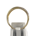 Bague d'occasion or 750 2 tons diamant rubis - vue 3