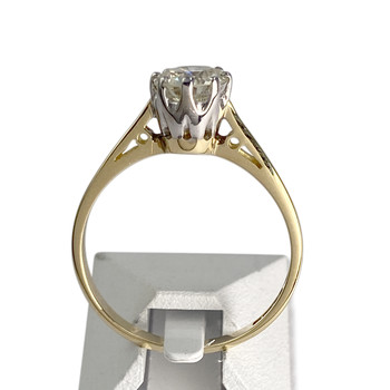 Solitaire d'occasion 2 ors 750 diamant