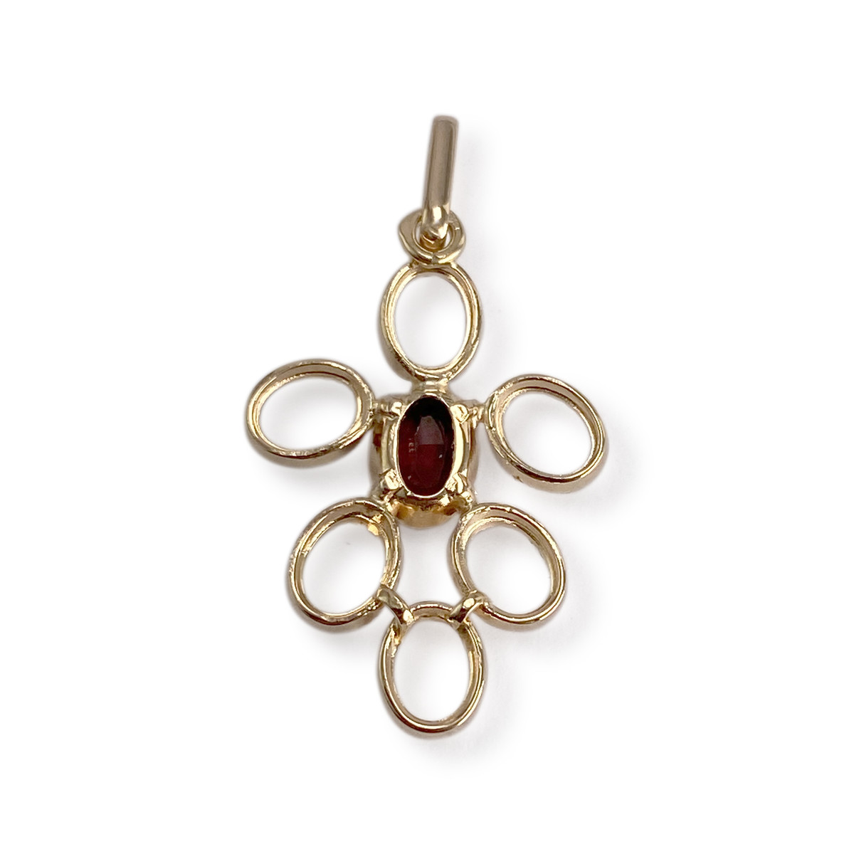 Pendentif d'occasion or 750 jaune grenat - vue 2
