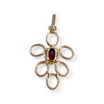 Pendentif d'occasion or 750 jaune grenat - vue 2