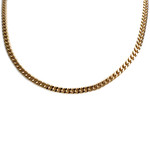 Tweedehands ketting van 750 geelgoud, armband met schakels, 38,5 cm - afbeelding 1