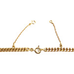 Tweedehands ketting van 750 geelgoud, armband met schakels, 38,5 cm - afbeelding 3