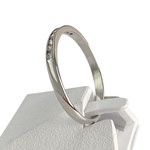 Bague d'occasion or 750 blanc diamant - vue 2