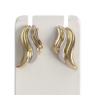 Boucles d'oreilles d'occasion 3 ors 750 - vue 1
