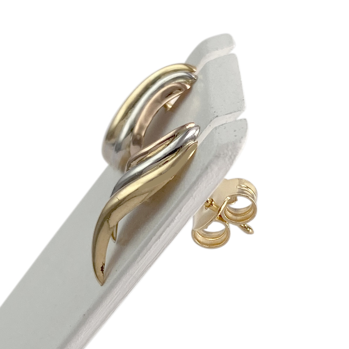 Boucles d'oreilles d'occasion 3 ors 750 - vue 2