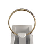 Bague d'occasion or 750 2 tons diamant - vue 3