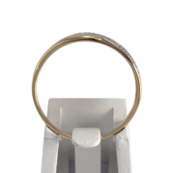 Bague d'occasion or 750 2 tons diamant