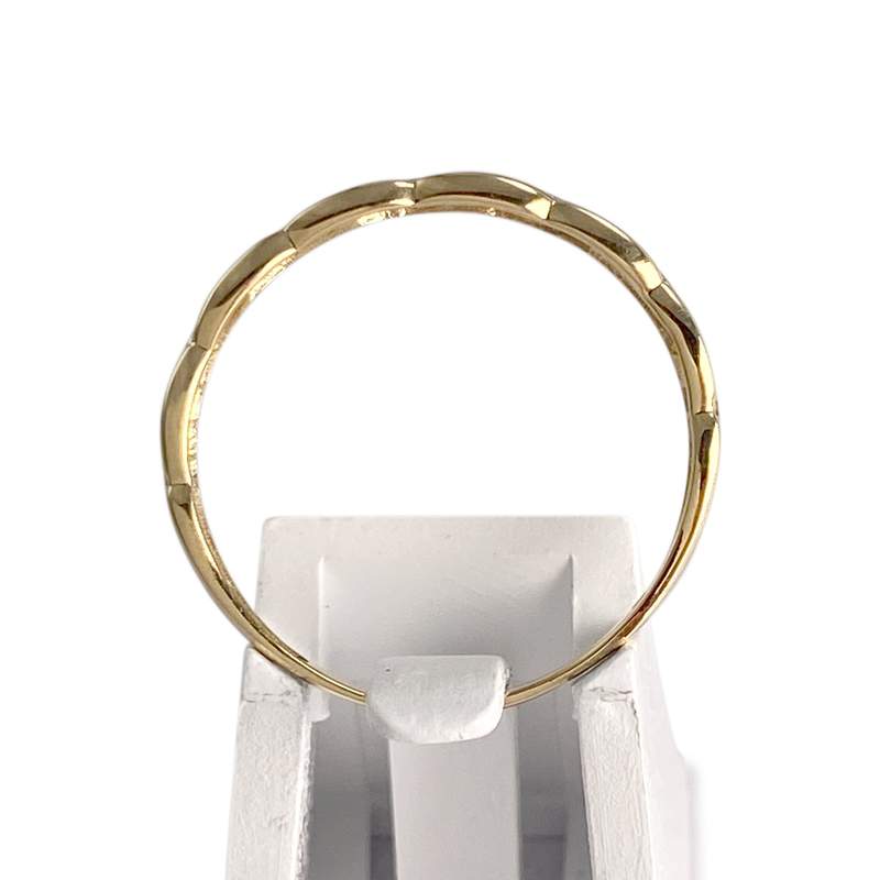 Bague d'occasion or 750 2 tons diamant - vue 3