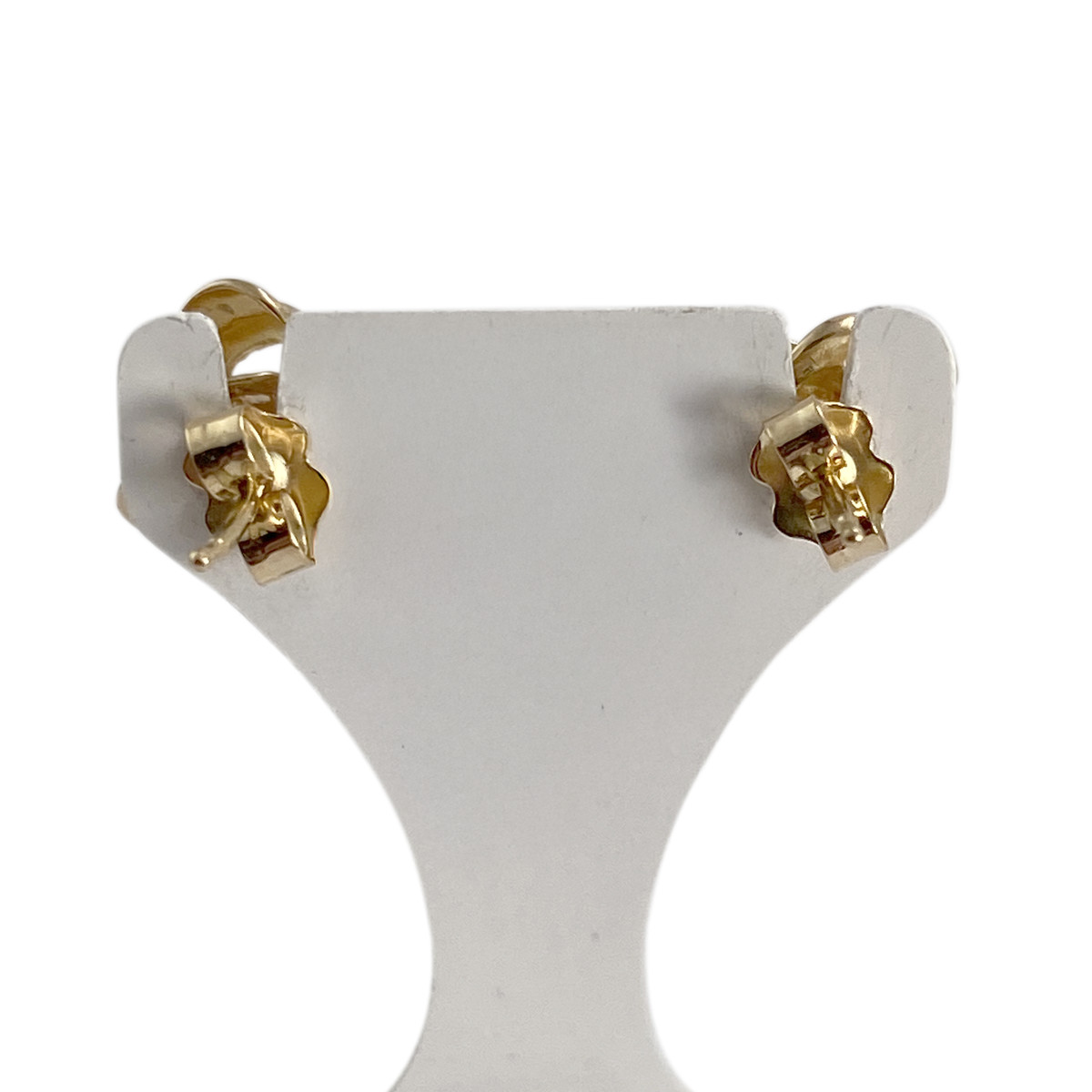 Boucles d'oreilles d'occasion or 750 jaune rubis - vue 3