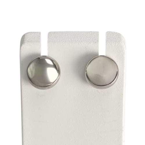 Boucles d'oreilles d'occasion or 750 blanc