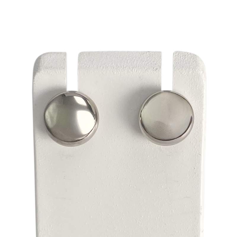 Boucles d'oreilles d'occasion or 750 blanc - vue 1