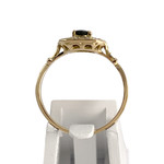 Bague d'occasion or 750 jaune saphir zirconias - vue 3
