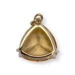 Pendentif d'occasion or 750 jaune citrine - vue 2