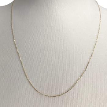 Tweedehands ketting van 585 geelgoud met forcat-schakels