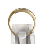 Bague d'occasion or 750 jaune diamant - vue 3