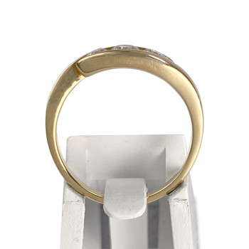 Bague d'occasion or 750 jaune diamant