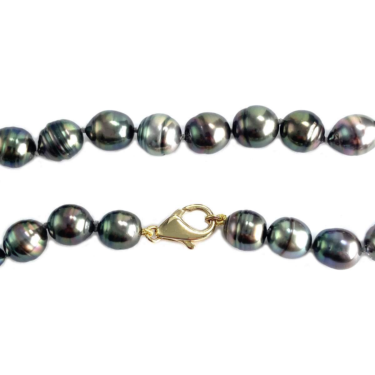 Collier d'occasion or 750 jaune perle de tahiti - vue 3