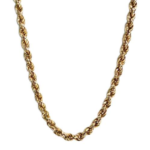 Collier d'occasion or 750 jaune maille torsadée