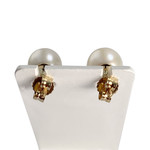 Boucles d'oreilles d'occasion or 375 jaune perle de culture - vue 3
