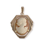 Pendentif d'occasion or 750 jaune camée - vue 1