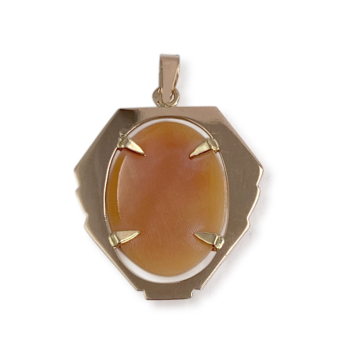 Pendentif d'occasion or 750 jaune camée - vue 2