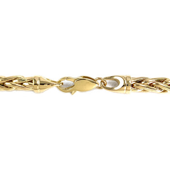 Collier d'occasion or 750 jaune en chute maille palmier