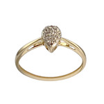 Bague d'occasion or 750 jaune diamant - vue 1