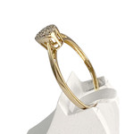 Bague d'occasion or 750 jaune diamant - vue 2