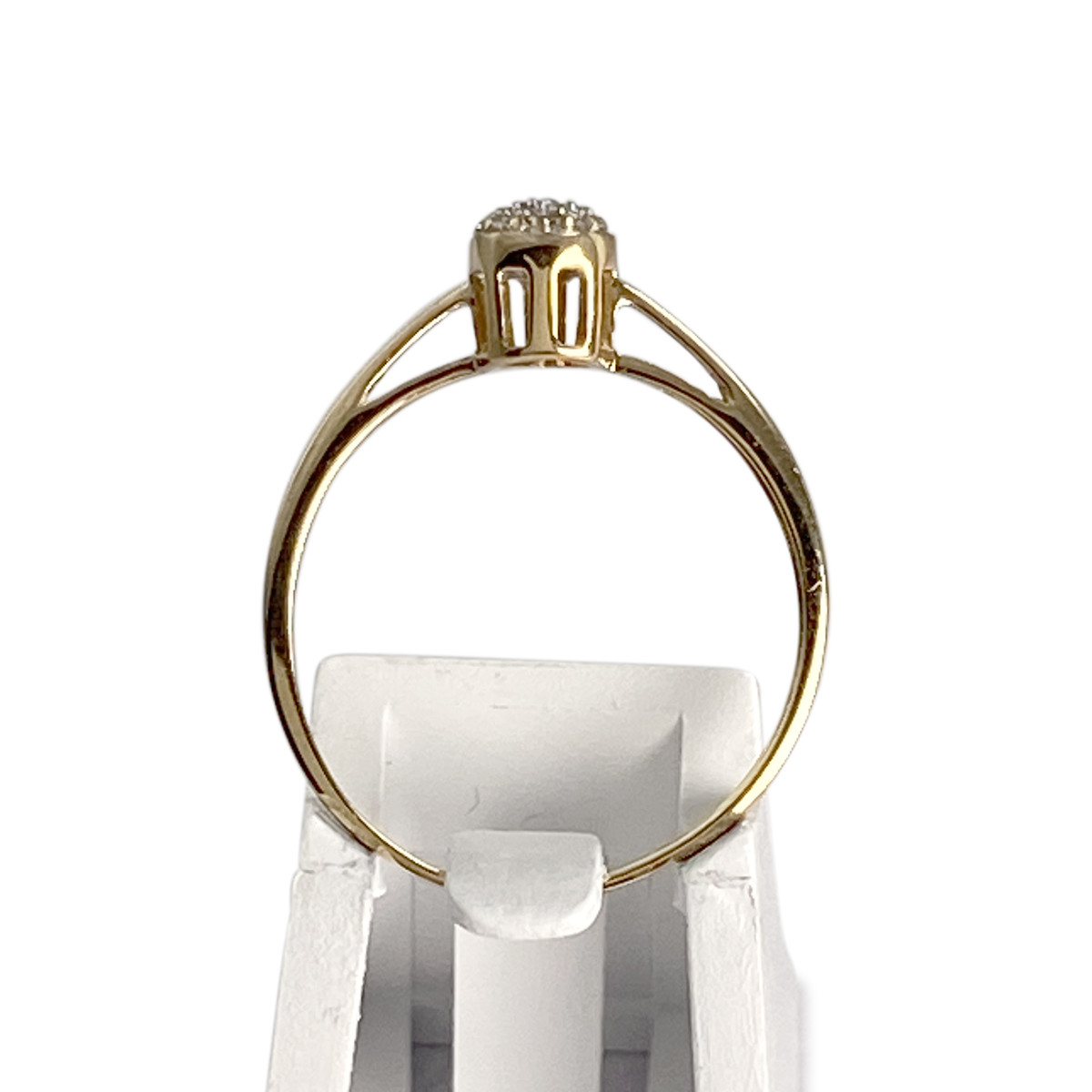 Bague d'occasion or 750 jaune diamant - vue 3