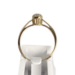 Bague d'occasion or 750 jaune diamant - vue 3