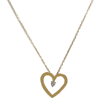 Collier d'occasion or 375 2 tons, maille forcat diamant
