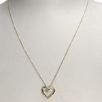 Collier d'occasion or 375 2 tons, maille forcat diamant - vue 2