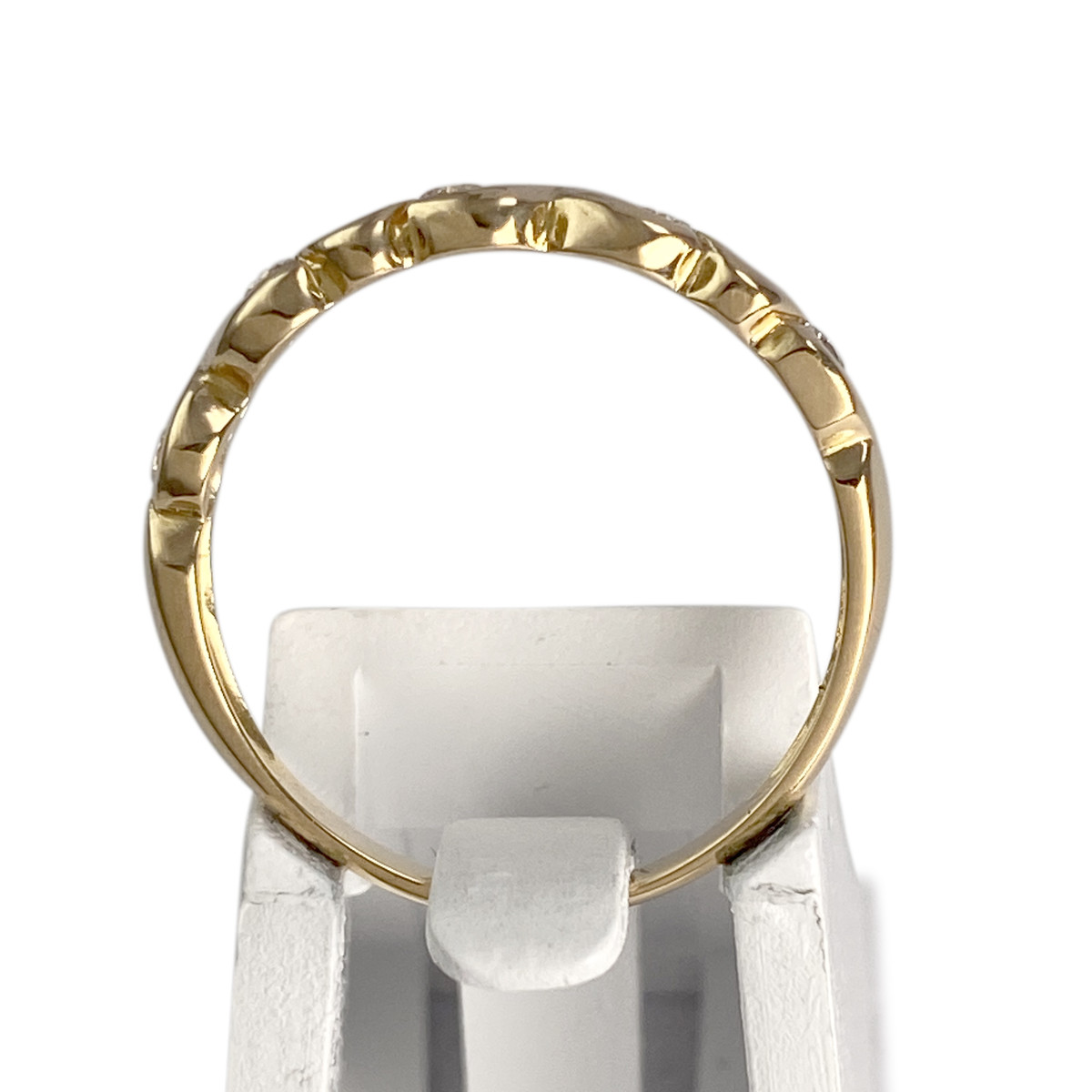 Bague d'occasion or 750 jaune diamant - vue 3