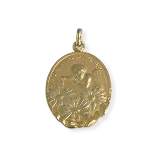 Pendentif d'occasion or 750 jaune AUGIS
