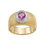 Bague MAUBOUSSIN d'occasion  or 750 2 tons  diamants, saphir - vue 1