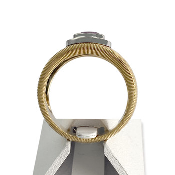 Bague MAUBOUSSIN d'occasion  or 750 2 tons  diamants, saphir