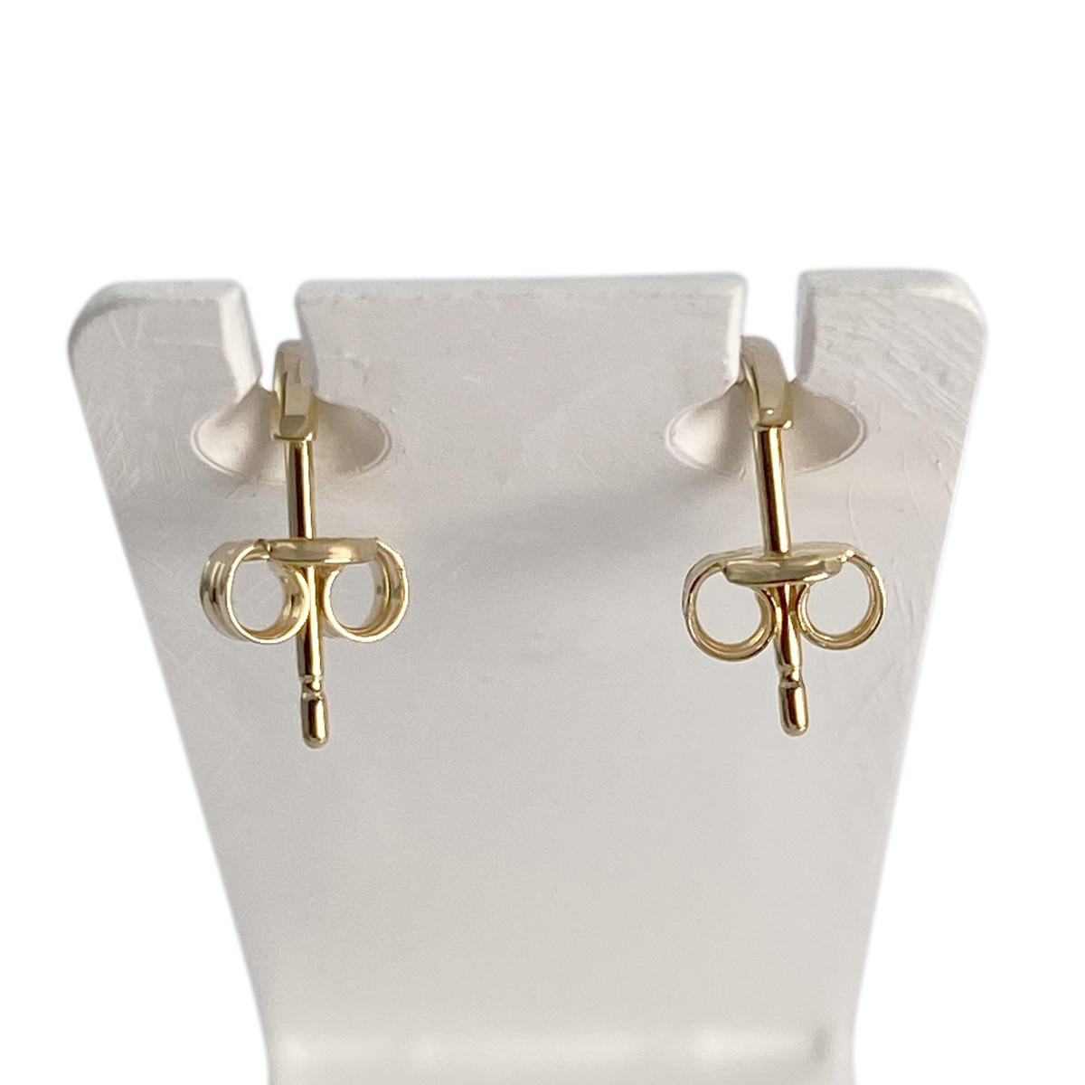 Boucles d'oreilles d'occasion or 750 jaune citrine - vue 3