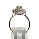 Bague d'occasion or 750 blanc diamant - vue 3