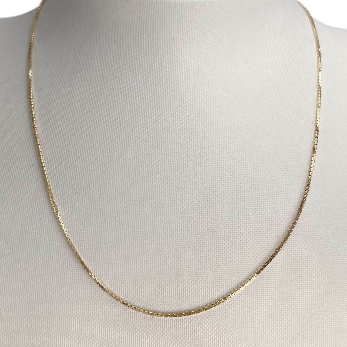 Collier d'occasion or 750 jaune maille fantaisie - vue 2