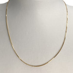 Collier d'occasion or 750 jaune maille fantaisie - vue 2