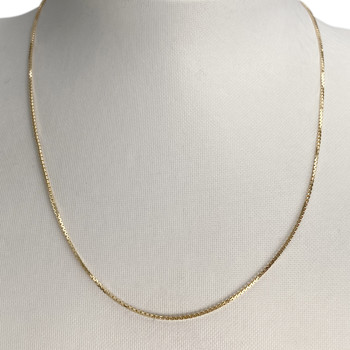 Collier d'occasion or 750 jaune maille fantaisie
