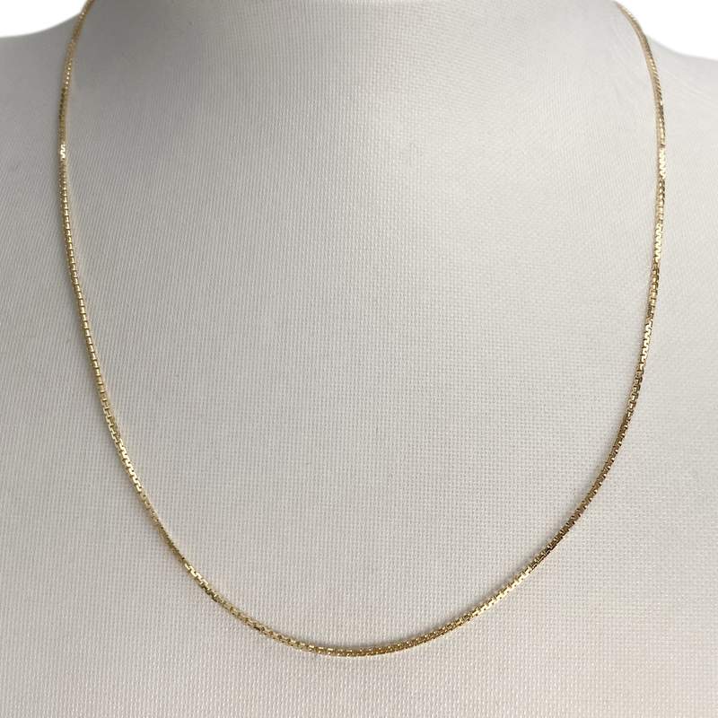 Collier d'occasion or 750 jaune maille fantaisie - vue 2