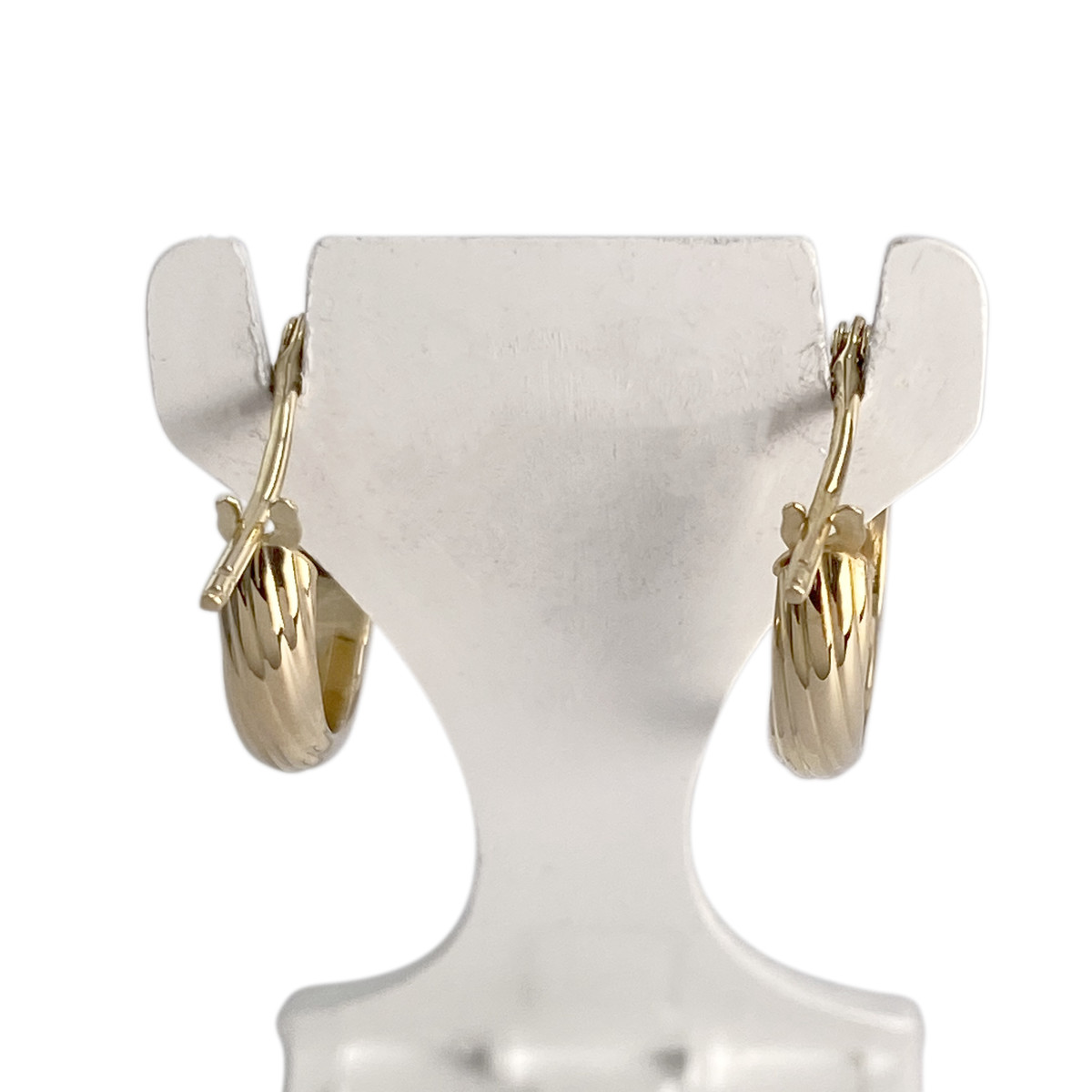 Créoles d'occasion or 750 jaune - vue 3