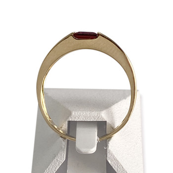 Bague d'occasion or 750 jaune grenat