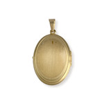 Pendentif d'occasion  or 750 2 tons porte photo diamant - vue 2