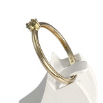 Bague d'occasion or 375 jaune saphir vert - vue 2