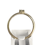 Bague d'occasion or 375 jaune saphir vert - vue 3